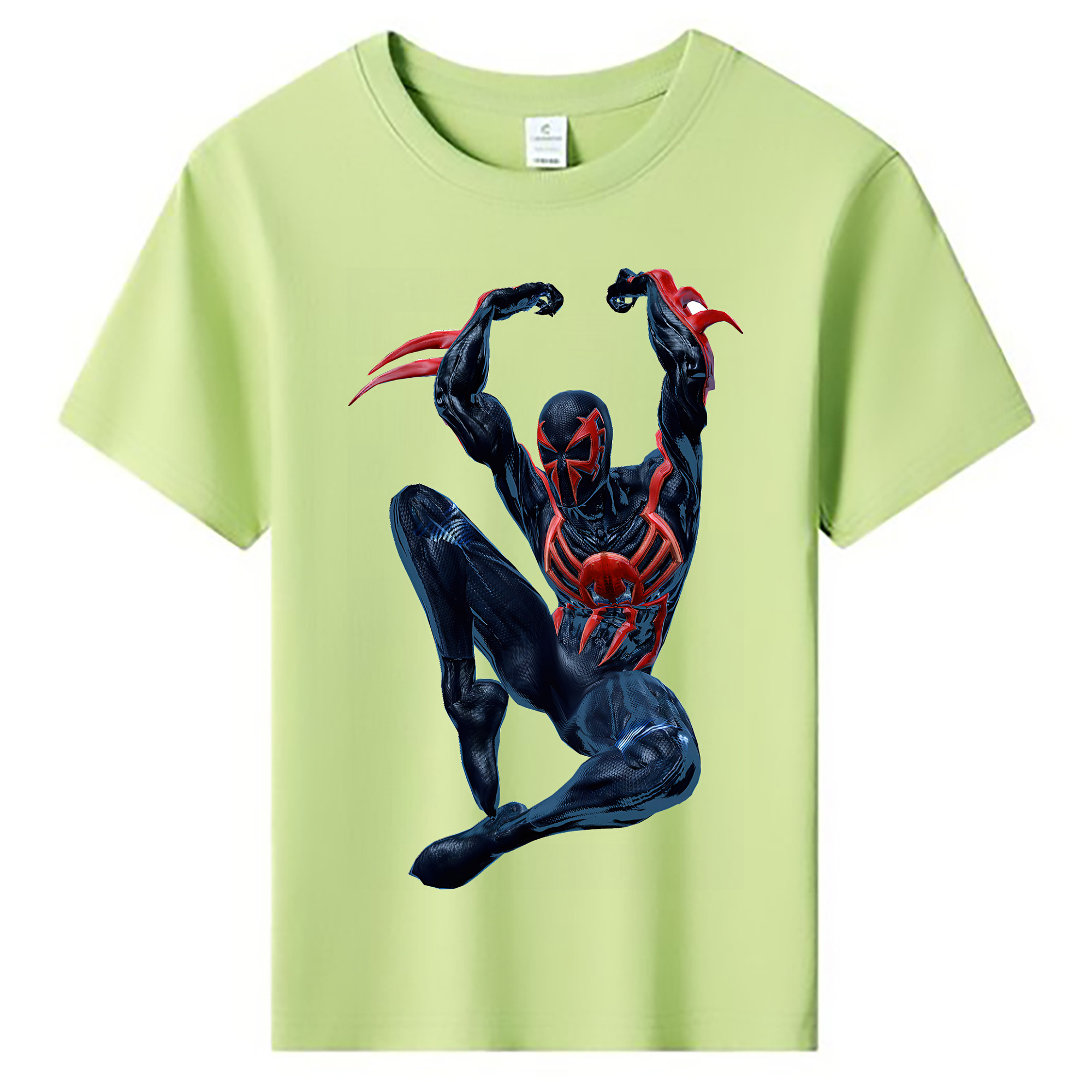 （画像用） Spider Man スパイダーマン 綿100％キッズTシャツ（フロントプリント）
